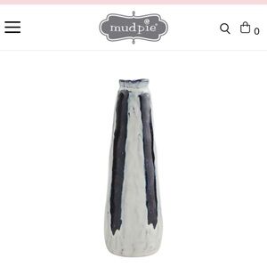 Reactive glaze stoneware Vase by Mud Pie